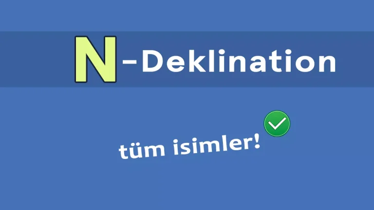 N-Deklination (tüm isimler listesi)